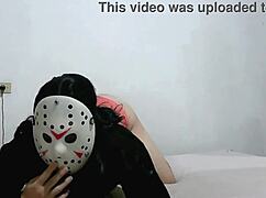 femboy shakes huge ass on all fours