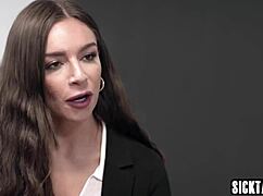 lesbian coworkers ravage big ass boss fingering and licking pussies wildly