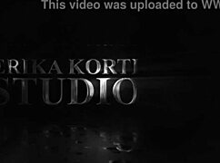 Virgin 19yo babe's throat floods with piss during wet double anal from six monster cocks