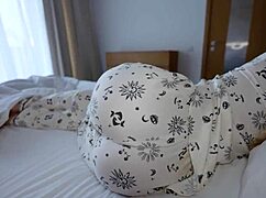 stepsis sneaks pov rides in every position on bed craving that warm creampie finish