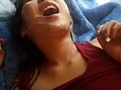 i crave that big bbc facial on her asian tits
