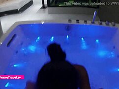 Imagine her soft feet stroking that massive cock till he bursts in homemade footjob fun.