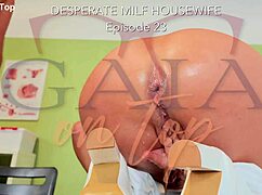 whoa, mature milf gapes ass with extreme anal creampie and piss