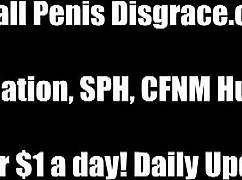 your pathetic tiny cock can't satisfy us sph slaves get humiliated