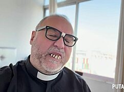wow laura baby fat spanish slut confesses while fucking priest damien!