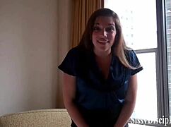 you get punished as crossdressing slave in public garage femdom humiliation outdoors.
