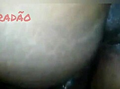 Preta squirts wildly while taking cum in her tight ass