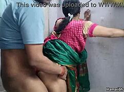 indian desi bhabhi gets fucked hard in her traditional saree on the bed
