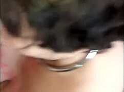 Chienne Marie sucks Maître Hervé's cock bent over outdoors!