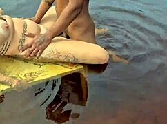 Horny Brazilian Slut Gulps Down Every Drop of Cum Eagerly
