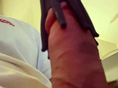 Watch My Monster Cock Throb Through Intense Handjob Workout Strokes