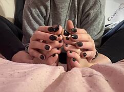 Holy Crap! Artemisia's Italian Milf Feet and Long Nails in Wild Fetish Session!