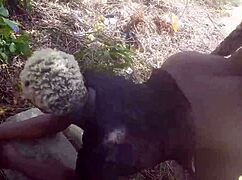 My ebony mouth craves that deep black cock blowjob