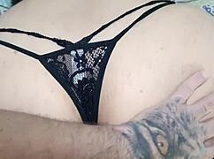 check out this latina milf's huge beautiful ass and pretty pussy up close