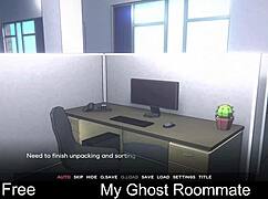 i feel chills from my ghostly roommate's teasing dorm games