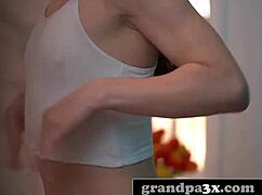 stepgrandpa, my pussy's so wet, drive me to school after you fuck me doggystyle?