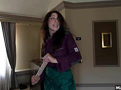 why resist when italian babe takes anal dp to keep job?