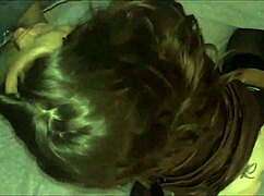 French slut in satin dress and corset bends over for doggystyle pounding, blowjob, pussy lick, rimjob and dirty talk in homemade pov