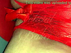 Your cuckold watches me creampie her raw through the glory hole!