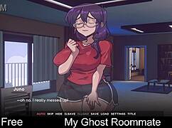 i feel chills from my ghostly roommate's teasing dorm games