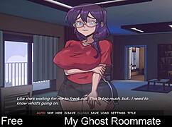 i feel chills from my ghostly roommate's teasing dorm games