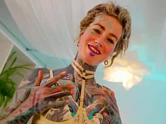 how does that hardcore stud pound tattooed babe's ass so deep never before
