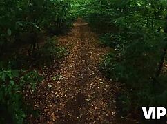 hey that crazy girl hiker picks up an old guy and fucks hard pov in the forest outdoors 🍃💦