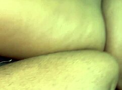 african woman shoves huge dildo deep in fat black pussy