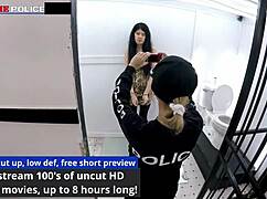 Drunk Alexandria Wu Begs for Blow on Drink Meter with Bent Over Assfucking and Face Fucking in Police Handcuffs!