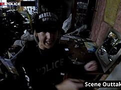 Drunk Alexandria Wu Begs for Blow on Drink Meter with Bent Over Assfucking and Face Fucking in Police Handcuffs!