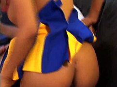 This young black teen's tight pussy takes massive white cock deep?