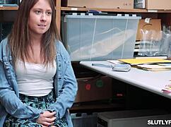 so sophie leone bends over in the shop spreading her ass for rough doggystyle pounding from that monster cock