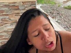 papi that puta colombiana sucking dick public then neighbor catches her