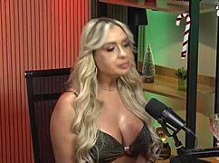 naughty california trio blonde brunette latina milfs strip tease with toys and vibes