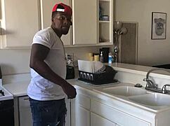 baddie sizi sev drops to knees for huge cock