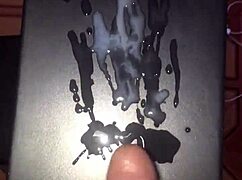 massive cock erupts gallons of cum in solo masturbation frenzy close up