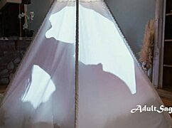 Busty Ebony Teen Rides Stepdad While Stepmom Naps Nearby?