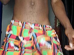 yo check this african dude jerking his monster bbc hard 🍆🔥