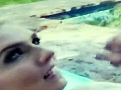 a petite girl relaxes al aire libre in the open outdoors