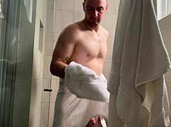 Behind the Scenes: Daniela Gomez's Huge Natural Tits and Curvy Body in the Shower
