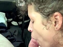 skinny young streetwalker fucked bent over pickup truck then kneels for deepthroat cum in mouth load