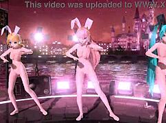 Hatsune Miku Rin Luka Nude Bunny Costumes Big Tits Ass