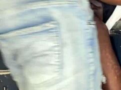 Petite Babysitter's Ass Shaking for Big Black Cock on Christmas Cosplay?