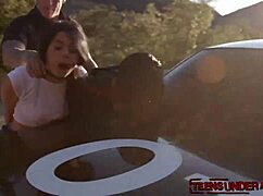 oh man young stunners get cuffed fucked by cop rough