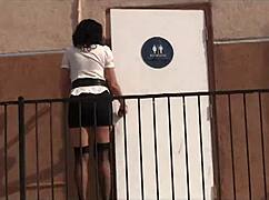 whoa alia janine's big tits wrap that gloryhole monster cock for facial cumshot!! 😍💦