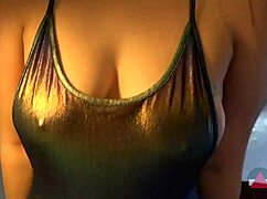Big Ass Belly Sprayed In Swimsuit Fetish Cumshot