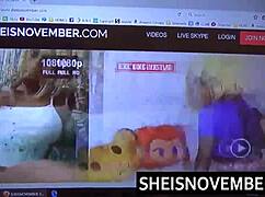SHEISNOVEMBER Screams from Rough Anal Drilling in Doggystyle on Big Ebony Ass!