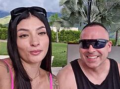 SALOME GIL Fucks Famous Spanish Photographer XAVIPHOTO Poolside in Rough Doggystyle!