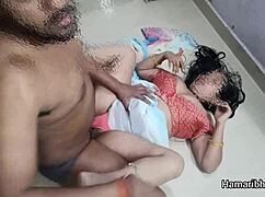 hot desi bhabhi fucks husband hard in saree as curvy wife