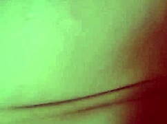 Pornstar flaunts massive natural big tits ballooning out for intense tit play